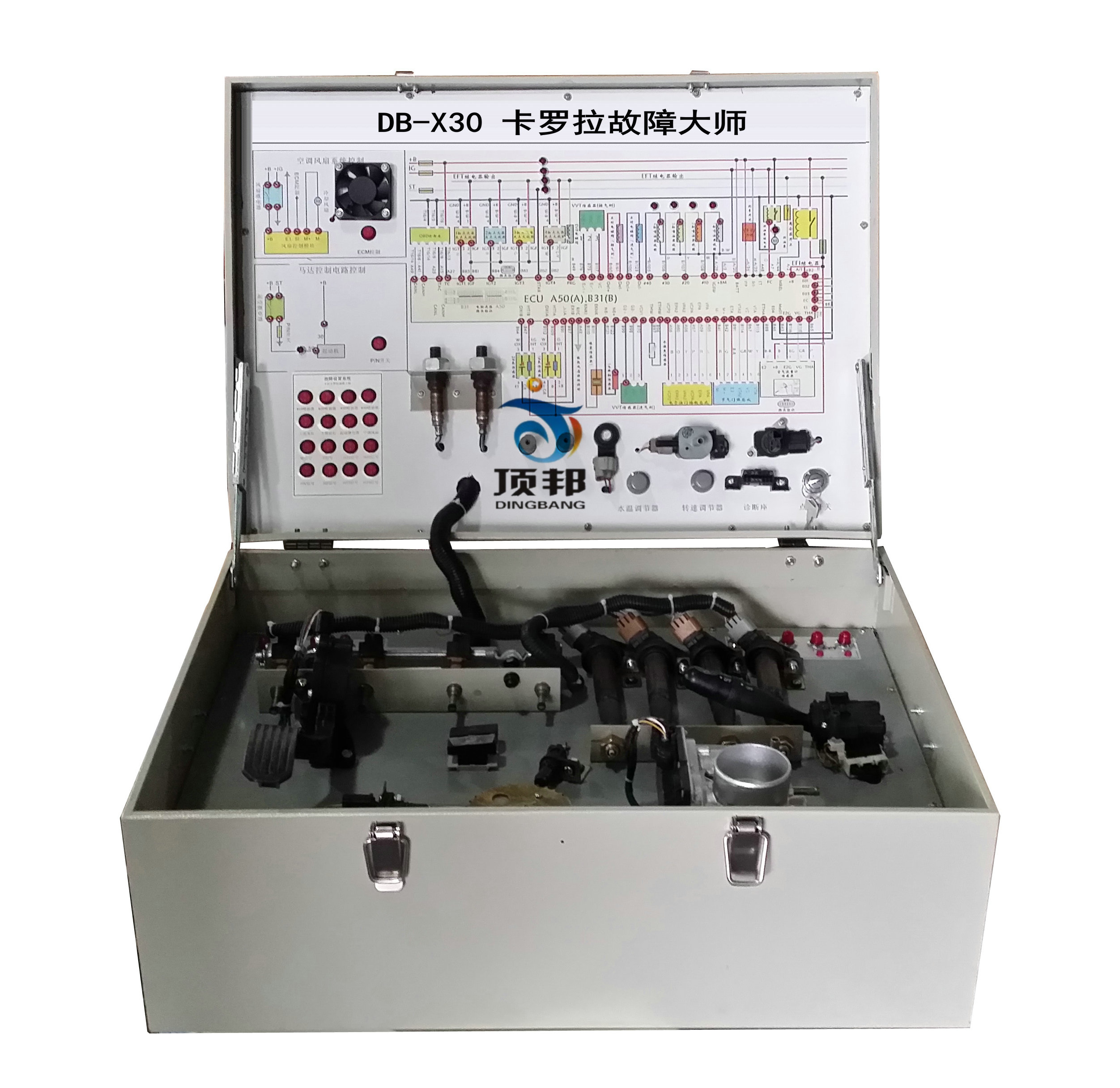 汽車發(fā)動機(jī)電控故障仿真實驗箱