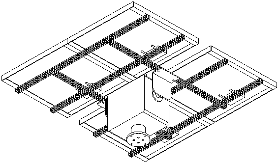 光伏電池方陣與水平方向和俯仰方向運動機構(gòu)